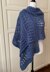 Easy Crochet Wrap Shawl Pattern: Blue-Easy Wrap Shawl