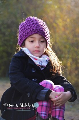 Criss Cross Ponytail or Messy Bun Hat