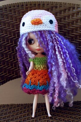 Blythe Penguin Hat