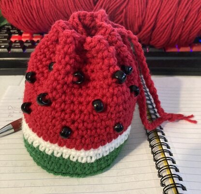 Watermelon Dice Bag