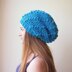 Spiral slouchy hat