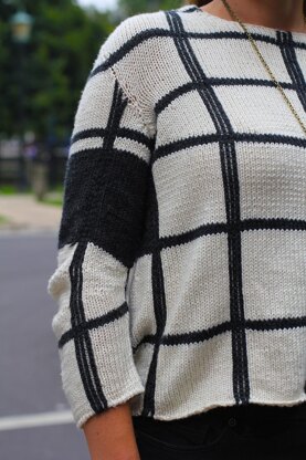 Windowpane Sweater