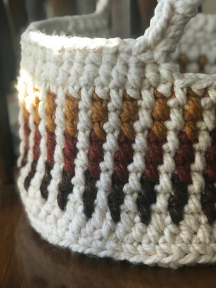 Fine Tooth Comb Crochet Basket
