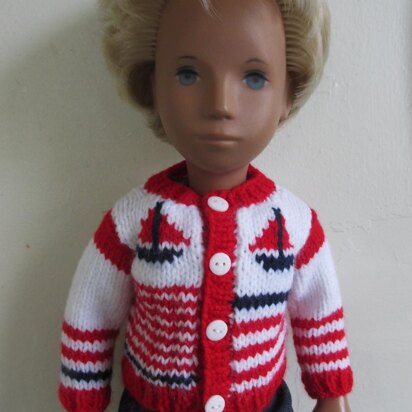 Sasha Doll Nautical Jacket Knitting Pattern
