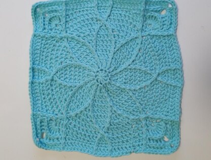 Winter Snowflake Square