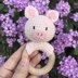 Crochet Piggy,Crochet Baby Rattle,Amigurumi Crochet Patterns,Cute Crochet,Crochet Easy Patterns,Crochet Patterns for Beginners