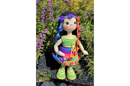 Elena, XLarge Crochet Doll Pattern