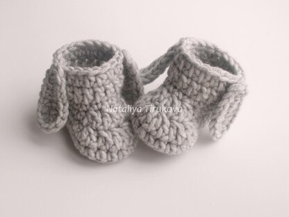 Bunny Baby Hat and Booties