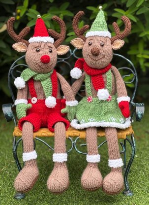 Robbie and Rosie the reindeer