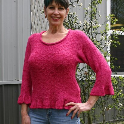 Ruffled Suri Pullover