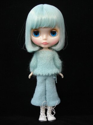 Blythe mohair puff sleeve Cardigan