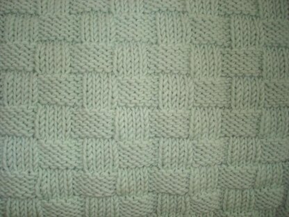 Basketweave Baby Blanket