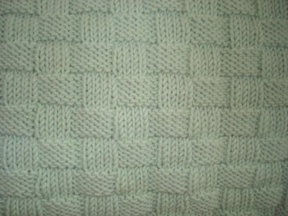 Basketweave Baby Blanket