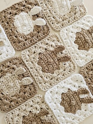 Bunny Ears Granny Square