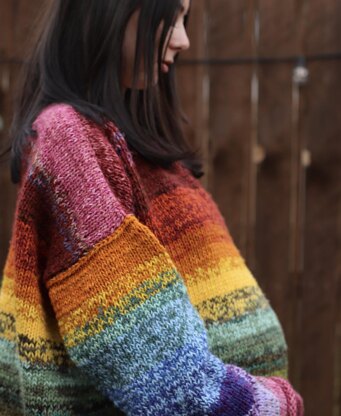 Rainbow Folk Sweater