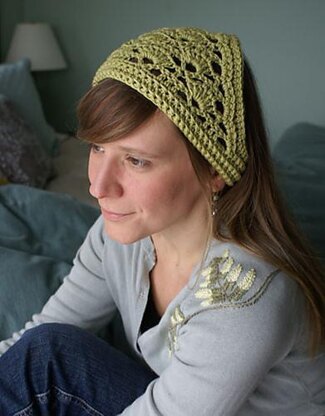 Lacy Crochet Kerchief