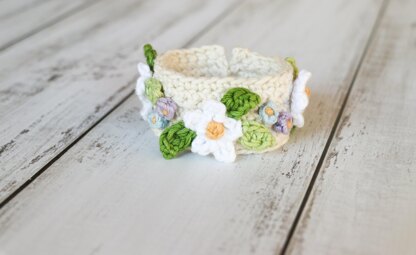 Boho summer flower bracelet