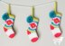 Fair Isle Mini-Stocking Ornament (2015036)