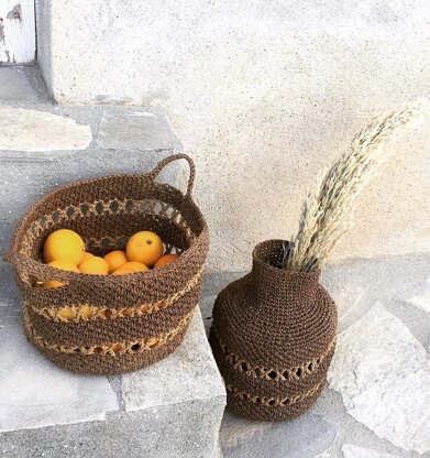 Basket and Vase 'X'