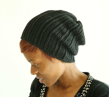 Easy Wear Slouchy Crochet Beanie