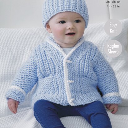 Jackets and Hat in King Cole Chunky - 4843 - Downloadable PDF