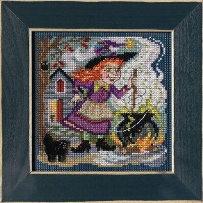 Mill Hill Witch’s Brew Cross Stitch Kit - 5.25in x 5.25in (13.3 cm x 13.3 cm)