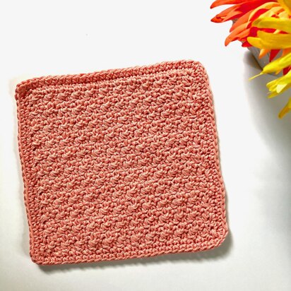 Seed Stitch Washcloth