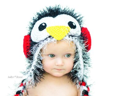 Furry Penguin Hat