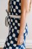 Women's Bowtie Granny Square Dress