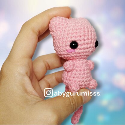 Mew pokemon plush amigurumi