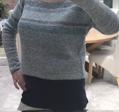 Broken Seed Stich Seamless Pullover