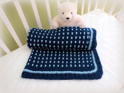 Block Stitch Baby Blanket