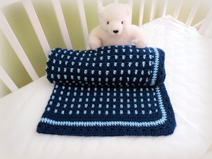 Block Stitch Baby Blanket