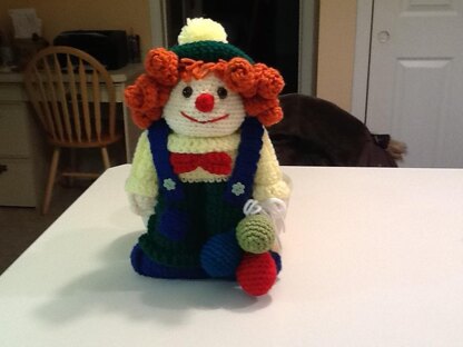 Amigurumi Ruffles the clown