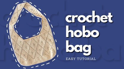 Diamond Pattern Hobo Bag