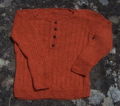 MANDRAZZE RUSTIC, aran-weight cotton sweater