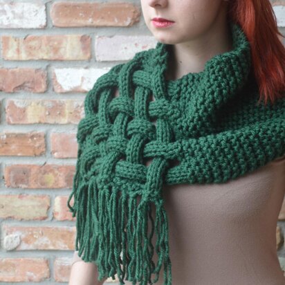 Knit Woven Scarf