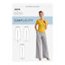 Simplicity Womenâ€™s Knit Trouserswith Two Leg Widths and Options for Design Hacking 8378 - Paper Pattern, Size A (XXS-XS-S-M-L-XL-XXL)