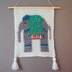 Crochet wall hanging - indan elephant - ganesha