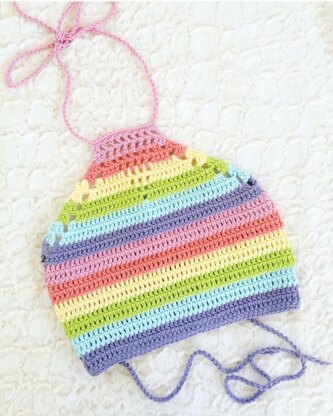 Rainbow Halter Top