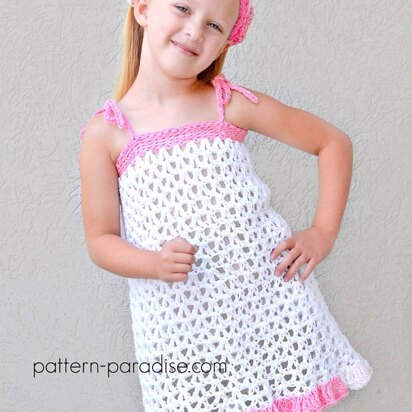 Summer Cheer Dress and Kerchief Set