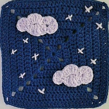 Cloud granny square