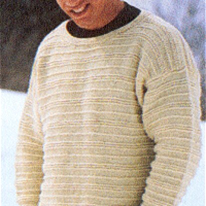 Cape Cod Unisex Pullover Sweater in Lion Brand Fishermen's Wool