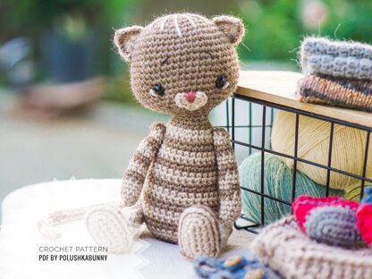 Crochet Pattern Amigurumi Little Kitty toy
