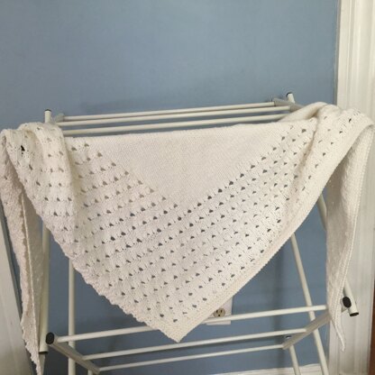 Lovely eyelet  shawl / scarf