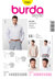 Burda Style Shirt Sewing Pattern B7045 - Paper Pattern, Size 8-24