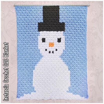 Intarsia - Jingles the Snowman - Chart Only