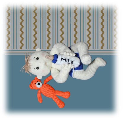 Baby Ollie Amigurumi Doll