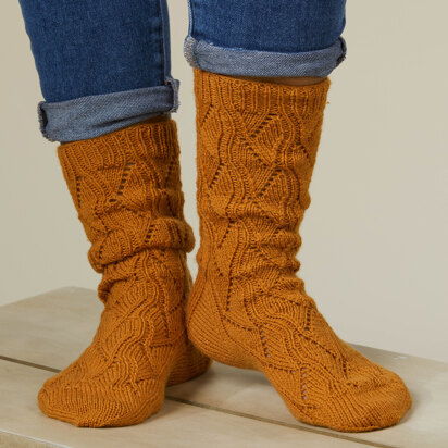 Valley Yarns DS157 Candlelight Socks PDF