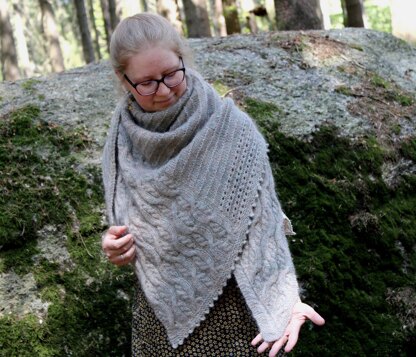 Intertwined Roots Shawl